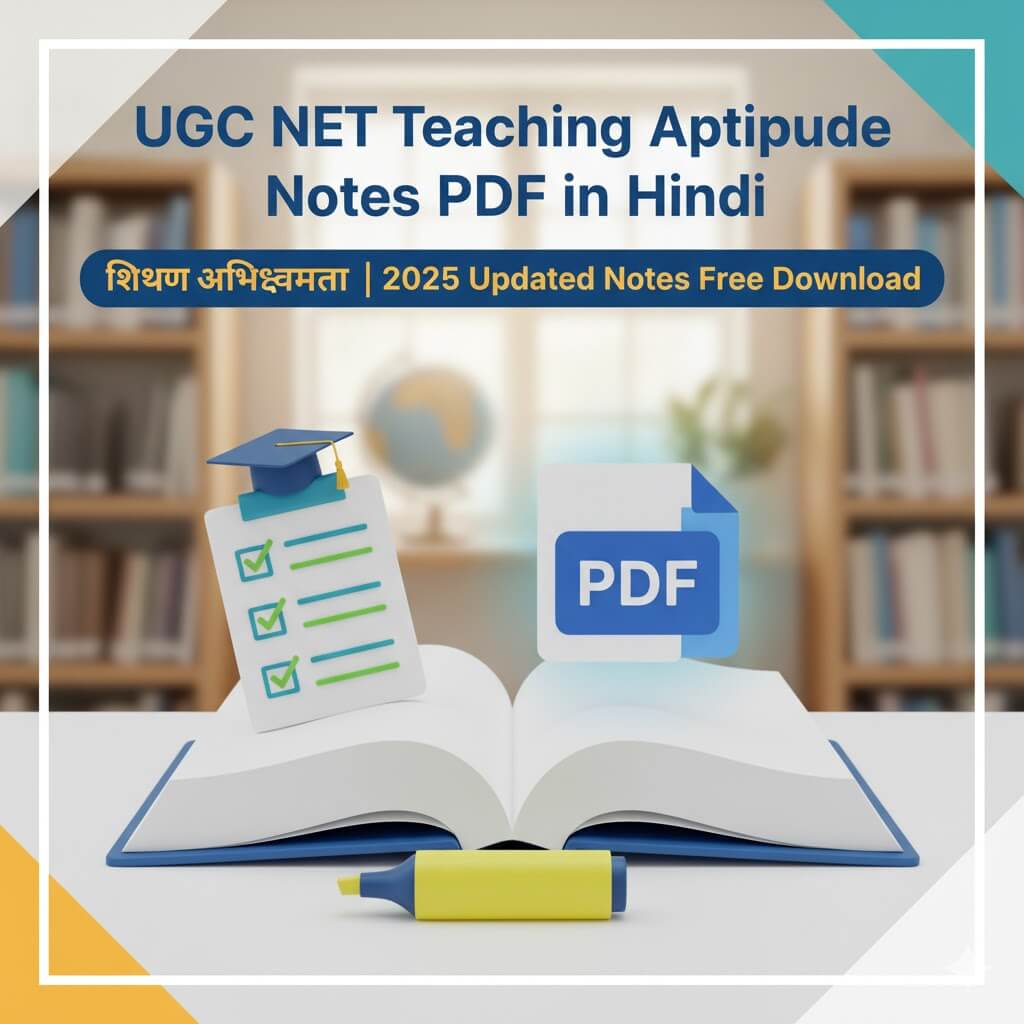 UGC NET Teaching Aptitude Notes PDF in Hindi